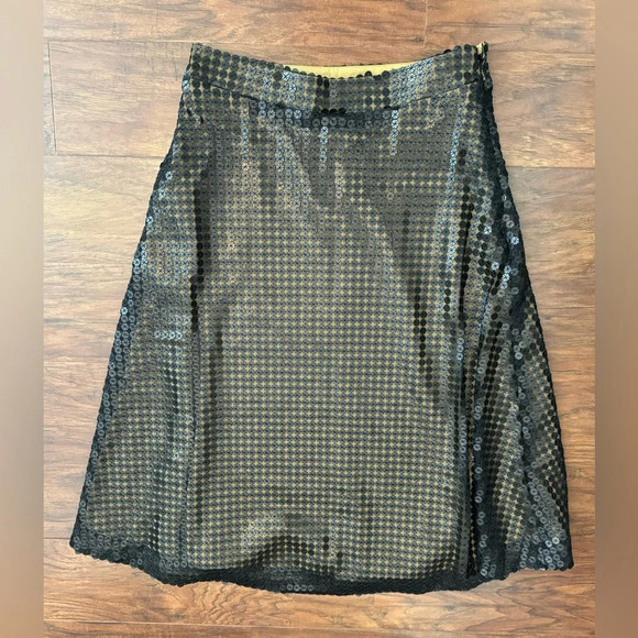 Anthropologie Dresses & Skirts - Anthropologie Michaela Sequin Skirt A Line Pickets Dressy Evening Holiday NWT 2